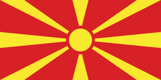 North Macedonia flag